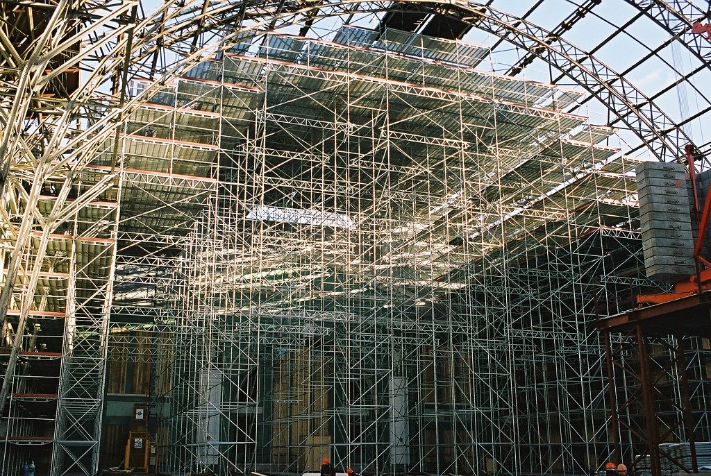 Реконструкция арок купола Киевского вокзала (2004 г.)